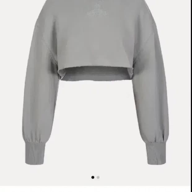 비비안웨스트우드 그레이 크롭셋업