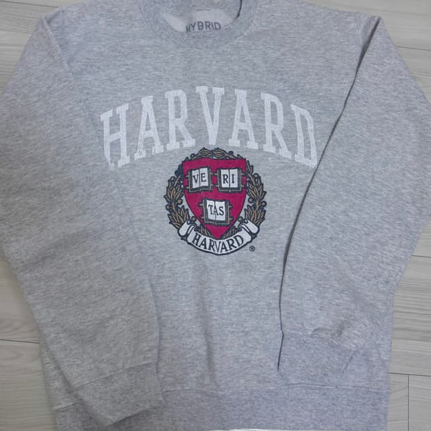 하버드 맨투맨 그레이 XS 