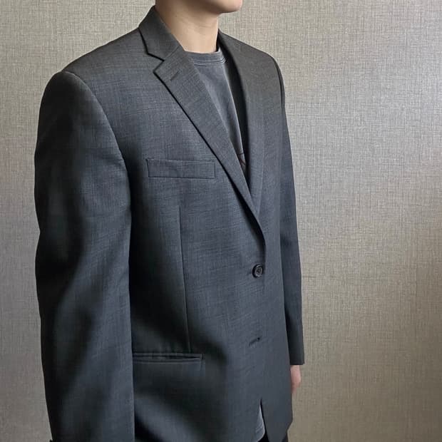 폴로 랄프로렌 그레이 투버튼 블레이저 자켓