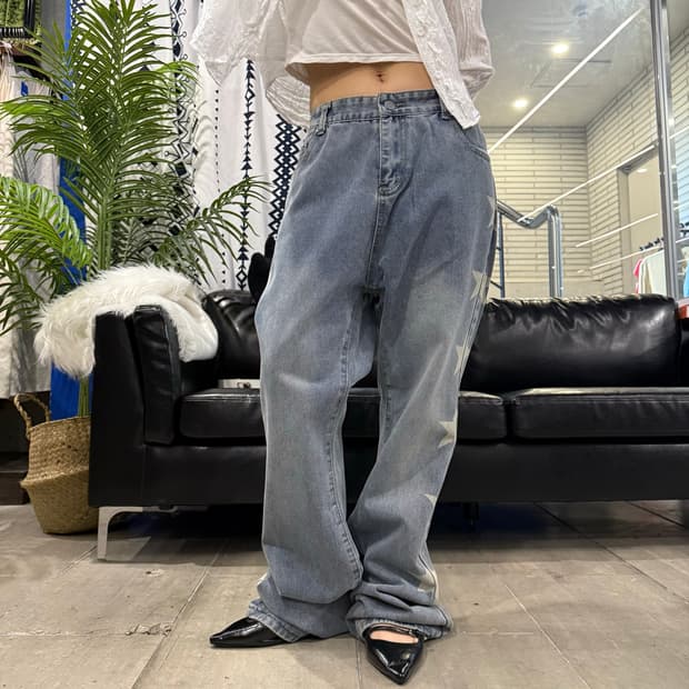 Vintage 데님 팬츠