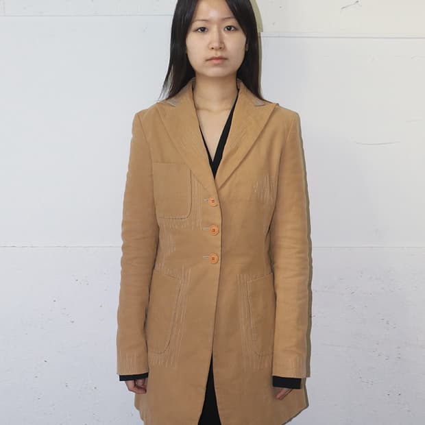 코르포 노베 by 마우로 탈리아니 90s 로우 스티치 테일러드 코트