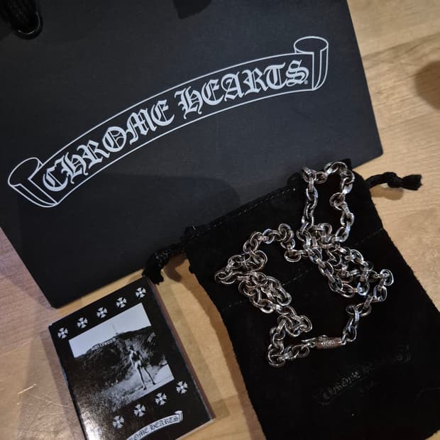 크롬하츠 페이퍼체인 목걸이