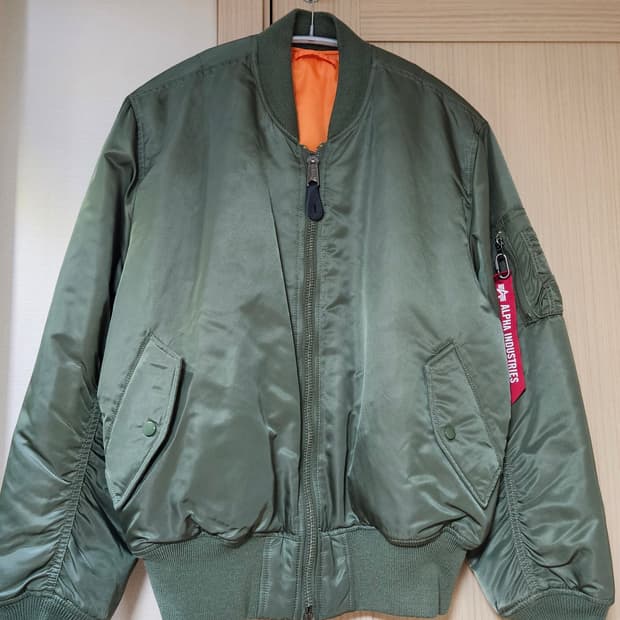 알파인더스트리 MA-1 세이지그린 L