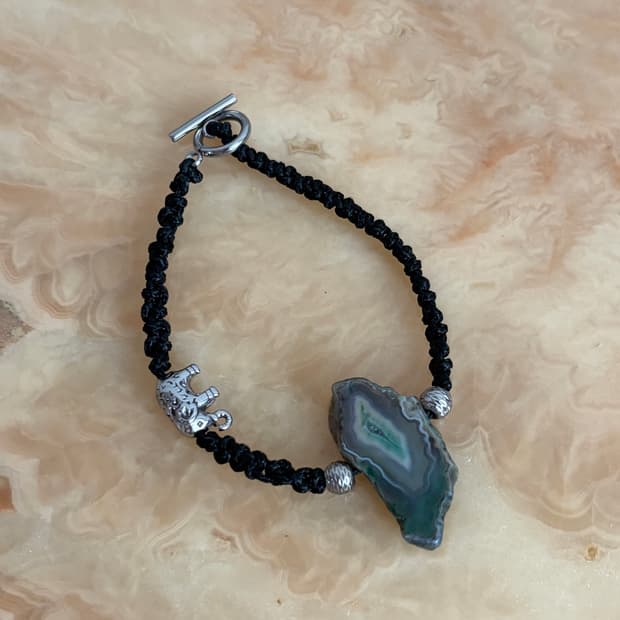 [handmade] natural gemstone bracelet 