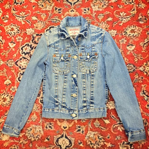 트루릴리젼(True Religion)데님 트러커 자켓