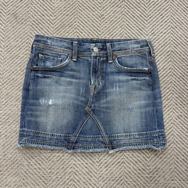 Citizens of Humanity y2k 데님 미니스커트 v3030