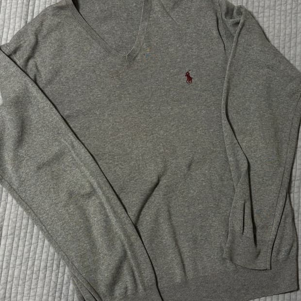 폴로 랄프로렌 그레이 니트