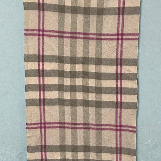 빈폴 목도리 울 머플러 겨울 캐주얼 프리 체크 