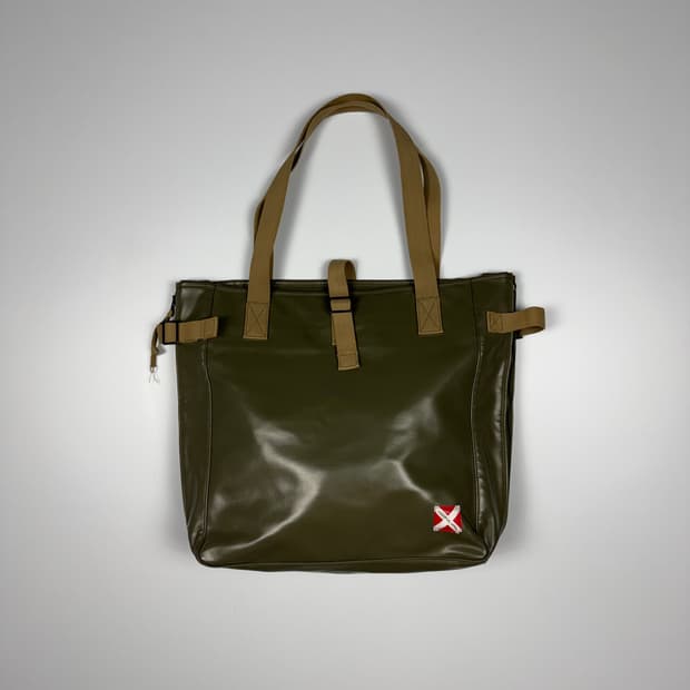 요시다포터 러기지라벨 라이너 토트백 올리브