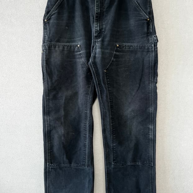 Carhartt B01 BLK 칼하트 빈티지 더블니 팬츠