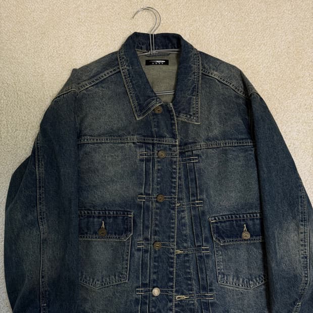 dnsr 디앤써 데님 트러커자켓 청자켓 팝니다