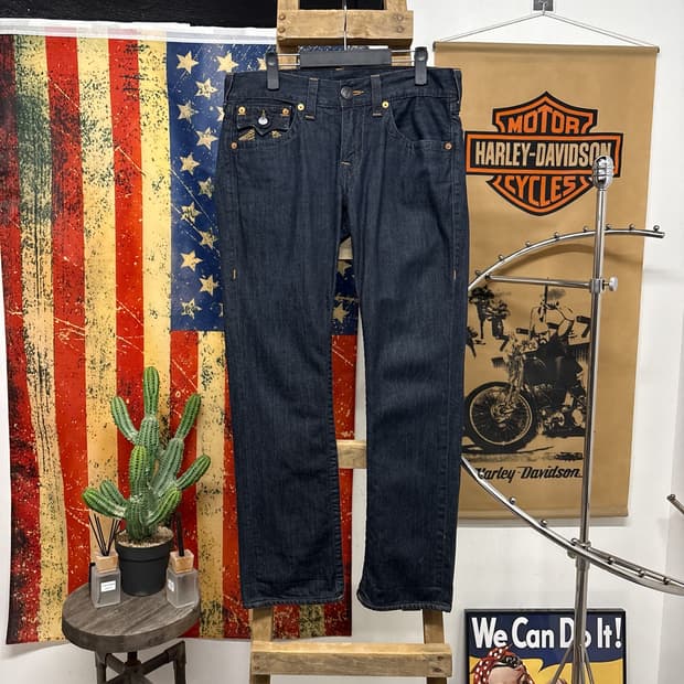 00s 트루릴리전 미국생산 리키 슈퍼T 스티치 데님팬츠 N908