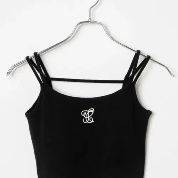 Wego 슬리브리스 크롭탑