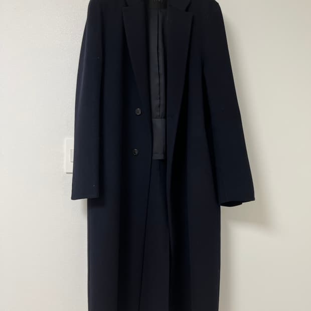 타임옴므 캐시미어 다크네이비 싱글코트 105