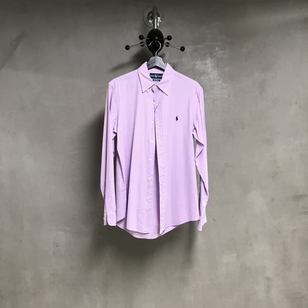 폴로 랄프로렌 잔체크 셔츠 퍼플 15