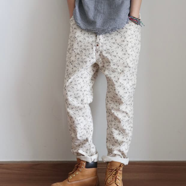 [Kapital] Floral Cotton Sarouel Pants