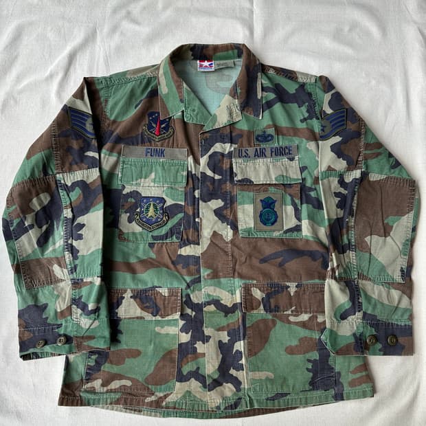 미공군 프로퍼 우드랜드 립스탑 BDU 자켓 M-R 100