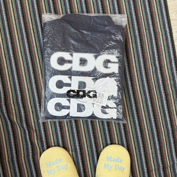 CDG 코치 자켓 네이비