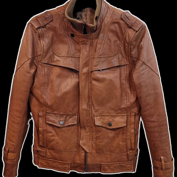 Kinloch Anderson 가죽 자켓 100