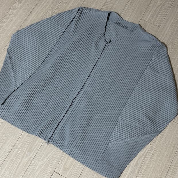 이세이미야케 옴므플리세/집업 가디건 라이트그레이/3