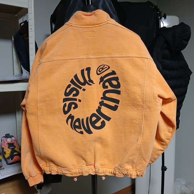 디스이즈네버댓 튼튼한 원단 오버사이즈 스웻자켓