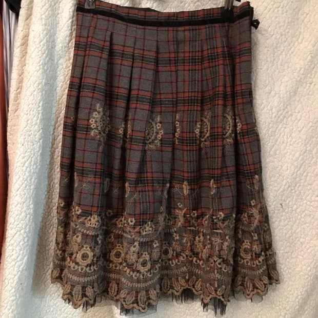 빈티지 모리 스커트