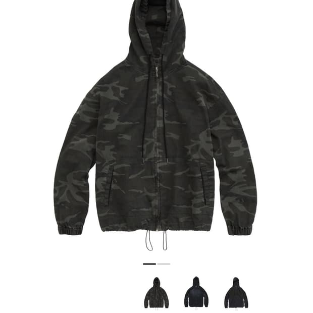 (2) 25ss 폴리테루 집후디 파카 카모 올리브