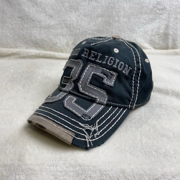 트루릴리전 Y2K 캡 모자