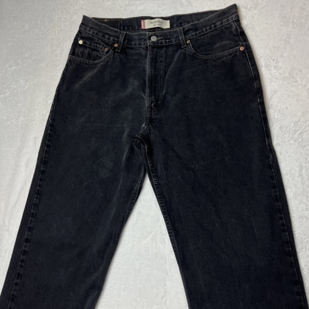 리바이스 블랙진 550 36x32