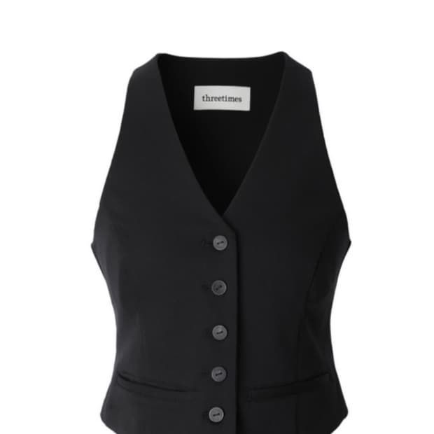 쓰리타임즈 Claire suit vest