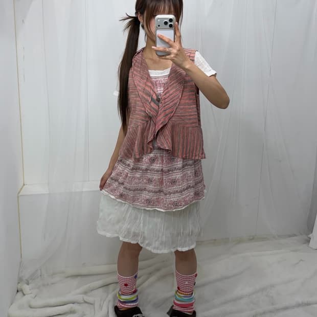 ˚꩜｡하구미 에스닉 레이어드 코디 세트˚꩜｡