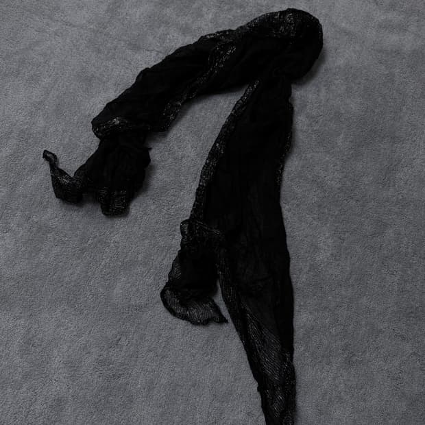 Vintage minial grunge mood scarf