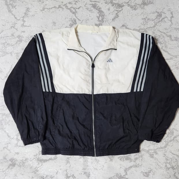 XL 아디다스 삼선 90s 바람막이 오버핏 자켓