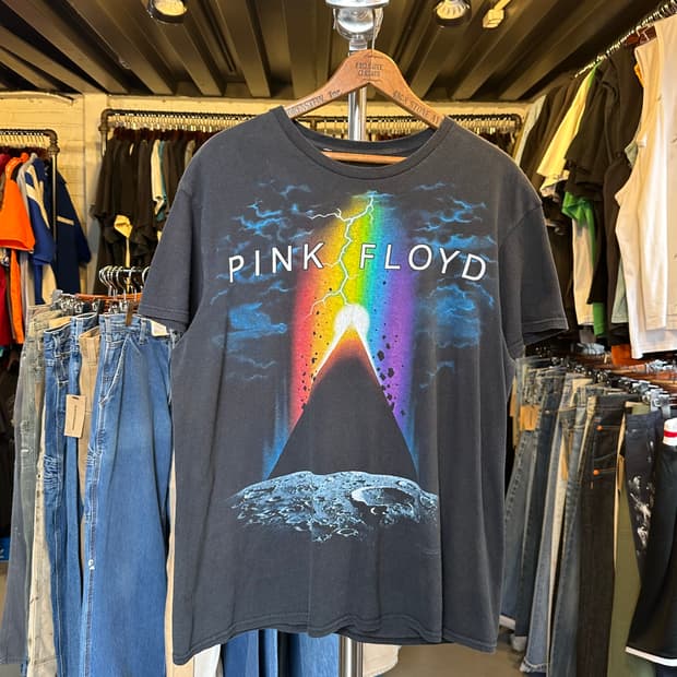 핑크플로이드 락밴드 프린팅 티셔츠
