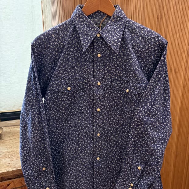 Time's Log Floral Western Shirt