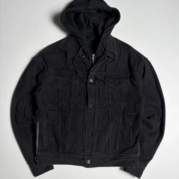 준지 JuunJ 21ss 레이어드 데님 트러커 자켓 R1296
