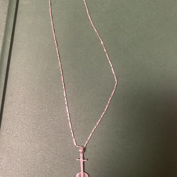 925 실버 바이올린 펜던트 목걸이