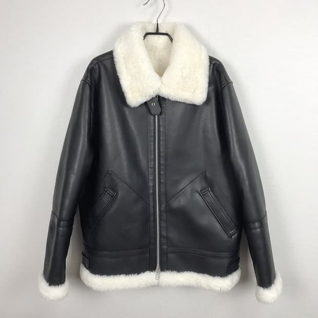 도프제이슨 가죽 무스탕 점퍼 남성XL