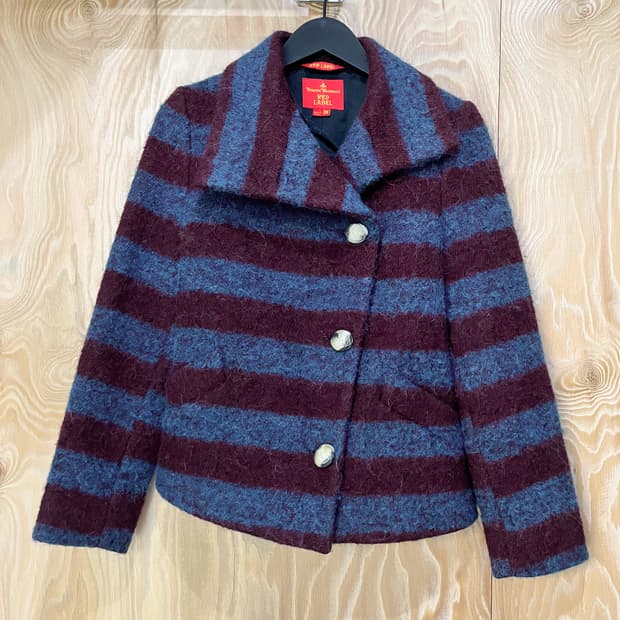 비비안웨스트우드 타탄 체크 자켓