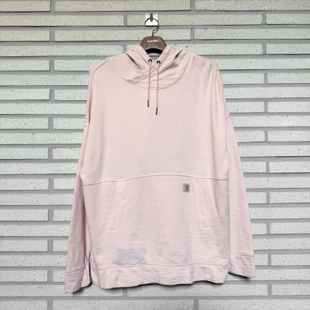 칼하트 오버핏 후드티 핑크 컬러