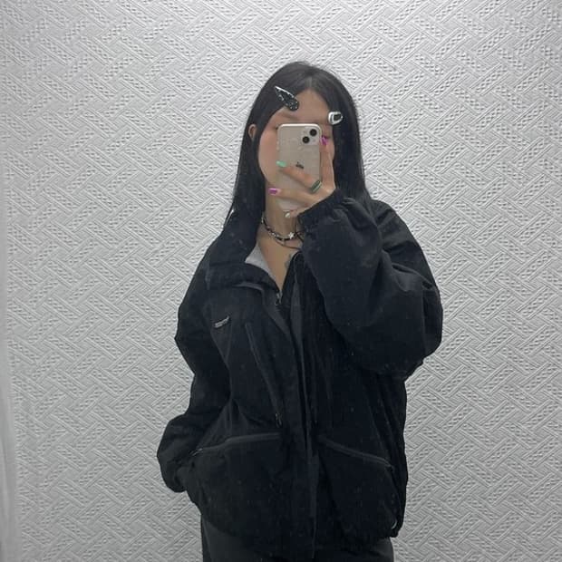 디스이즈네버댓 고프코어 워크웨어 바람막이 양털 자켓 L C07016