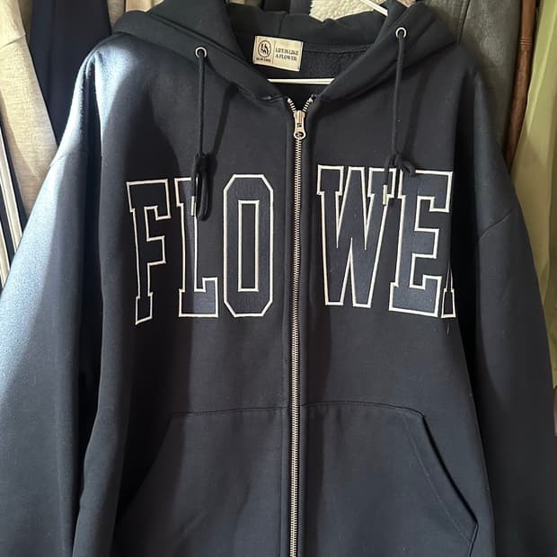 헤비즘 네이비 후드집업  havism