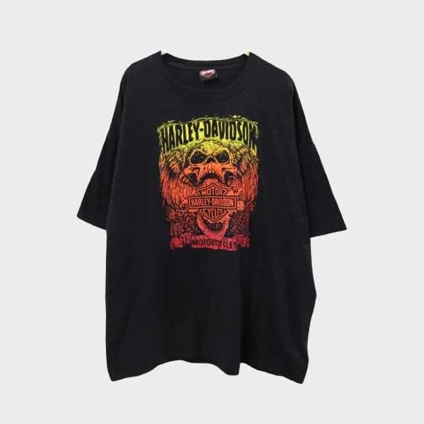 HARLEY DAVIDSON 할리 데이비슨 프린트 티셔츠 69528