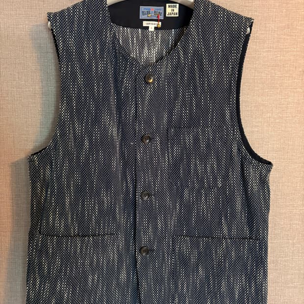 Blue Blue Japan 조끼 사이즈 4