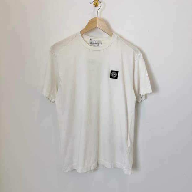 스톤아일랜드 반팔티 화이트