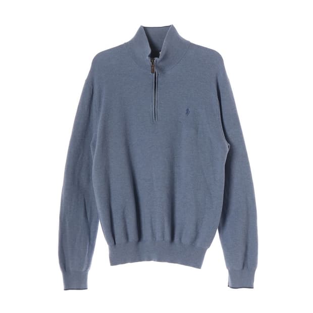폴로 랄프로렌 피마코튼 하프집업 니트 L