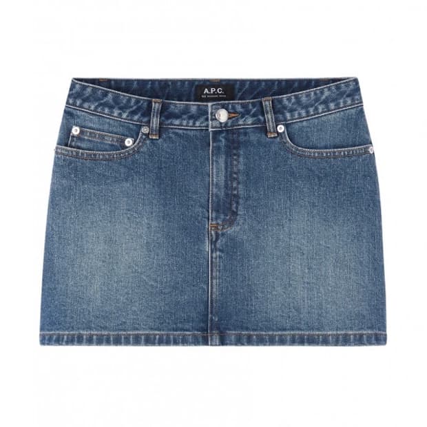 아페쎄(A.P.C.) 미니 주페 / 중청 데님스커트 (36)
