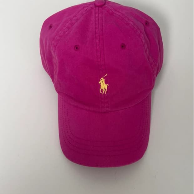 빈티지 폴로 볼캡 핫핑크