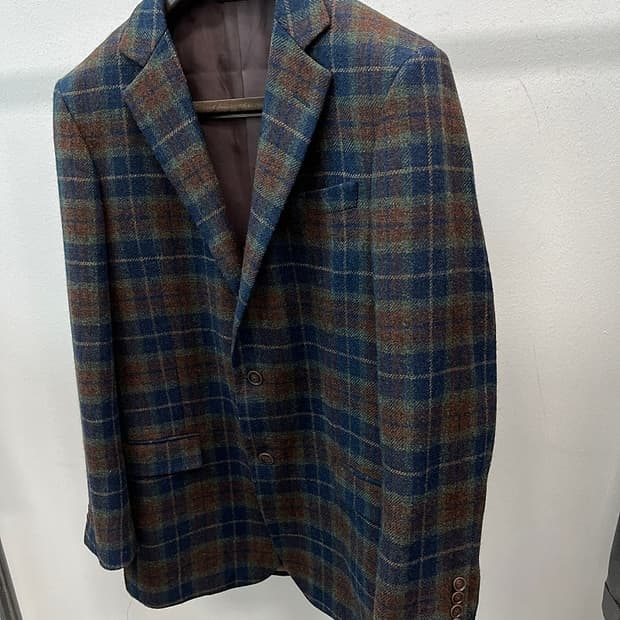 105) 브룩스브라더스 체크 울자켓 