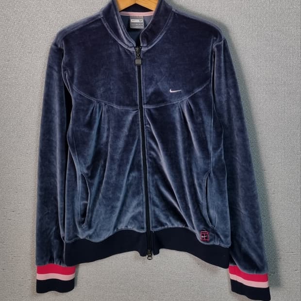 M ) 나이키 다크그레이 벨루어 져지 트랙탑